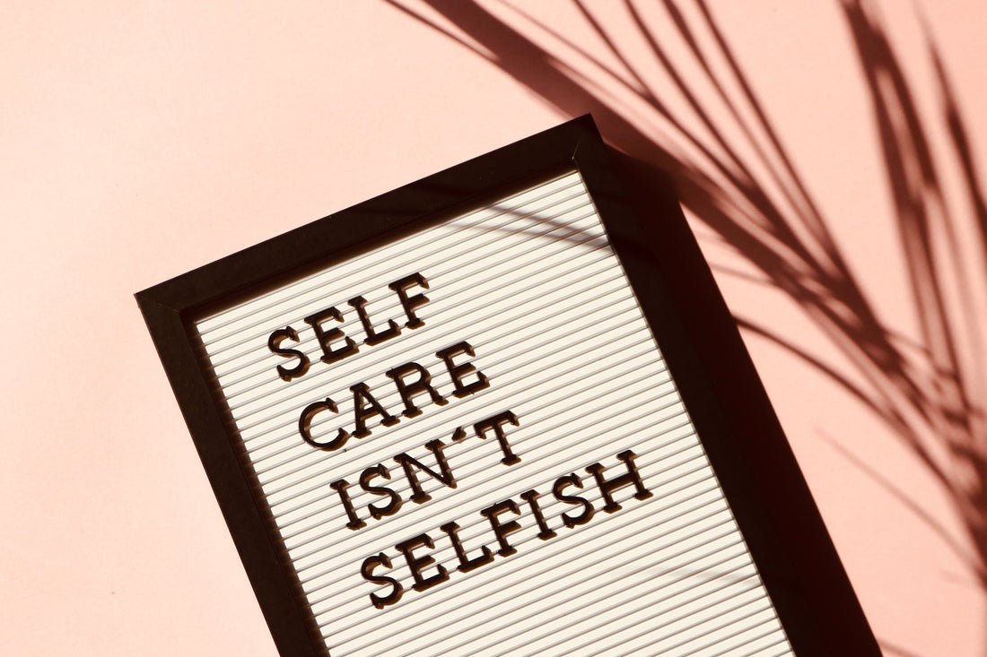 self care isn't selfish wellness sign