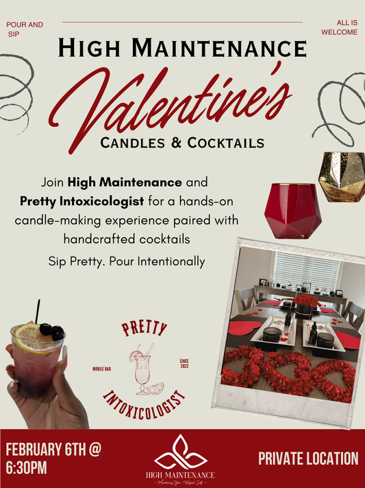 Candles and Cocktails Candle-Making Experience